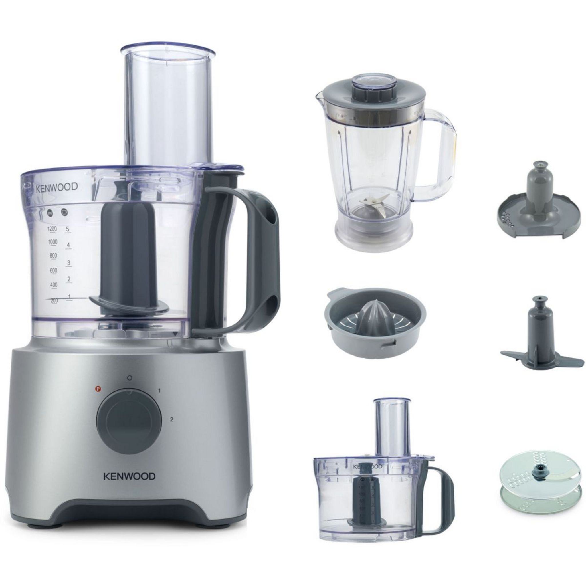 Disque à Râper Et émincer Finement Pour Robot Multipro Kenwood KENWOOD Robot multifonction FDP304SI Multipro Compact pas cher - Auchan.fr