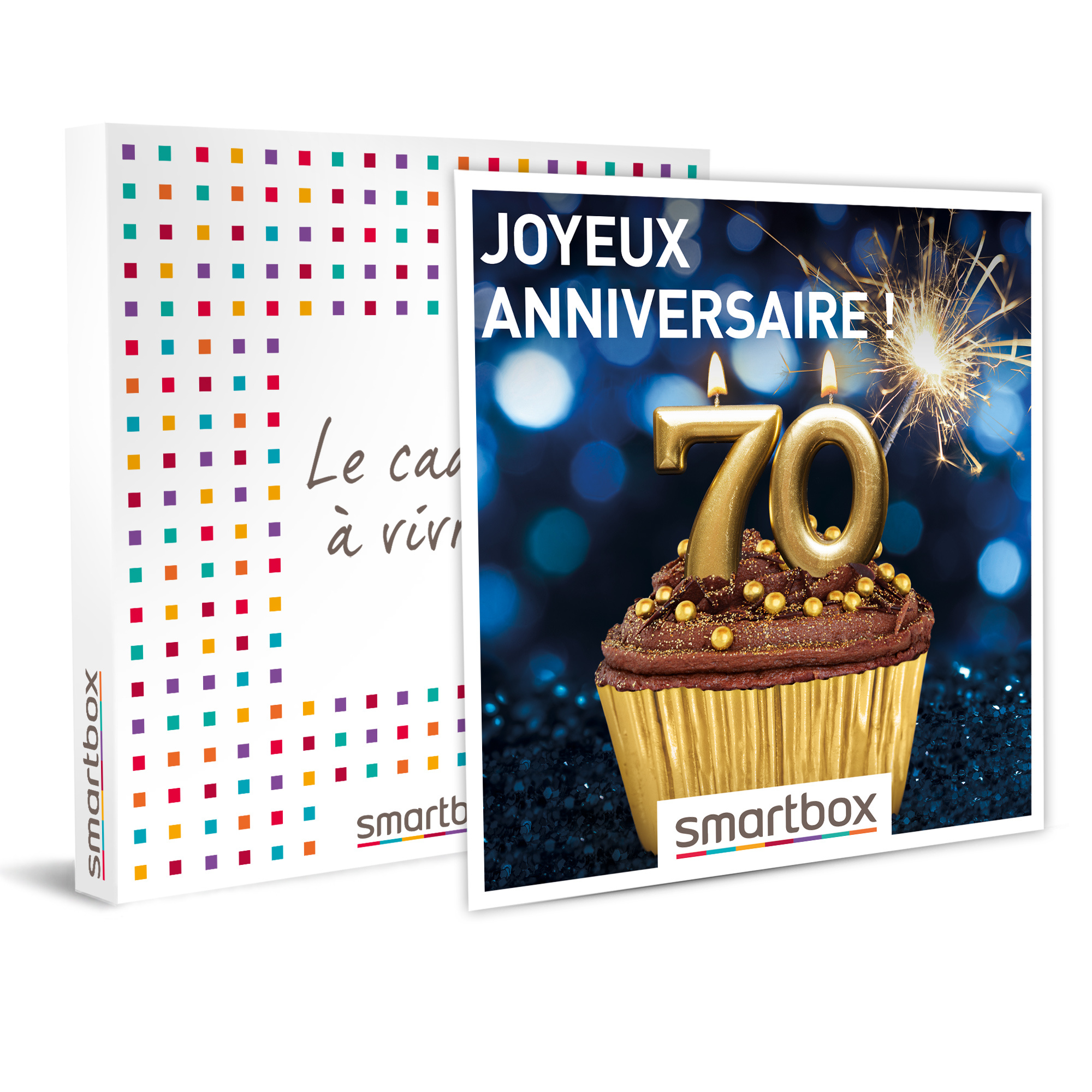 Smartbox Coffret Cadeau Joyeux Anniversaire 70 Ans 3404 Escapades Repas Seances De Bien Etre Et Aventures Sportives Pas Cher A Prix Auchan