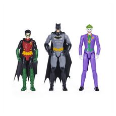 SPIN MASTER Pack 3 figurines 30 cm Batman / Robin / Le Joker
