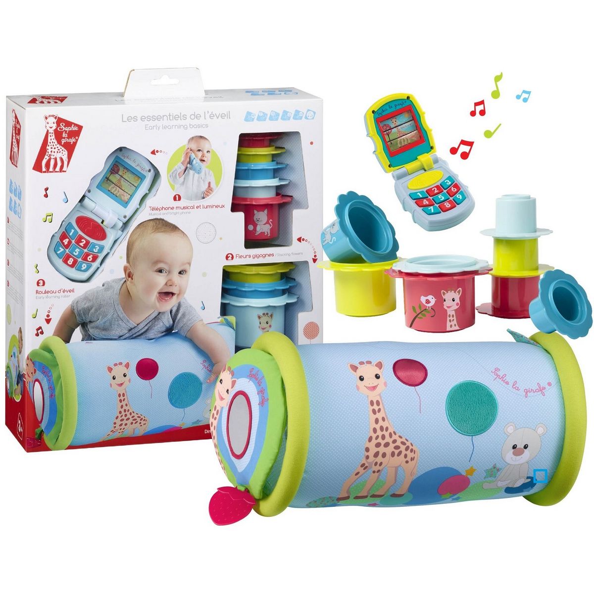 Vulli Coffret Jouets Les Essentiels De L Eveil Sophie La Girafe Pas Cher A Prix Auchan