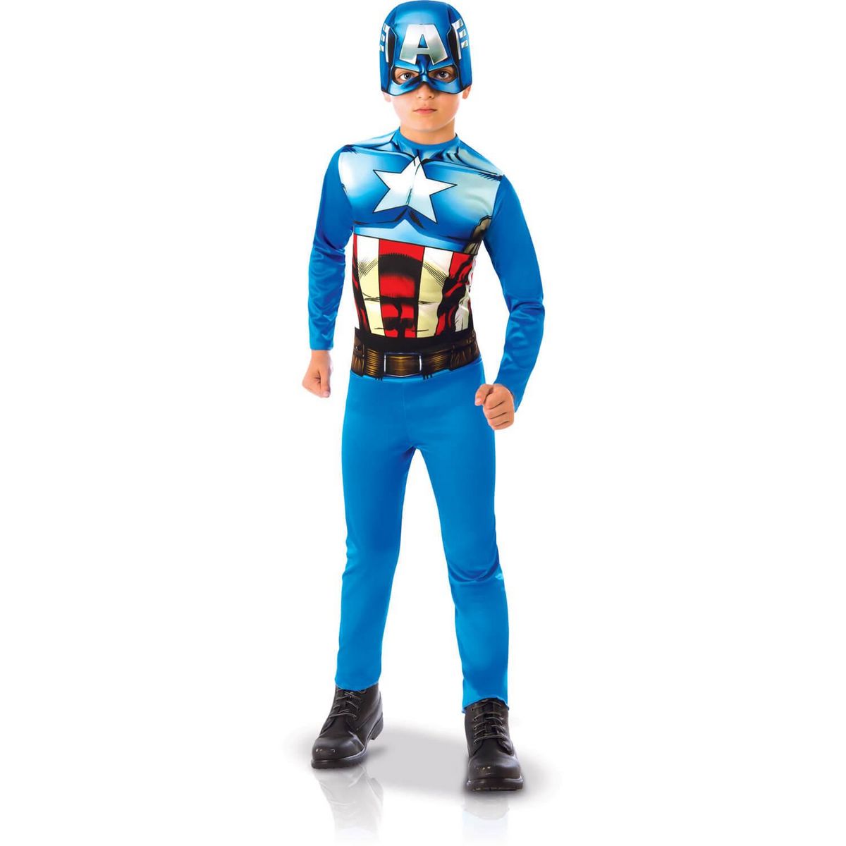Rubie's Déguisement Captain America - Avengers - Enfant - 5/6 ans (110 à 116 cm)