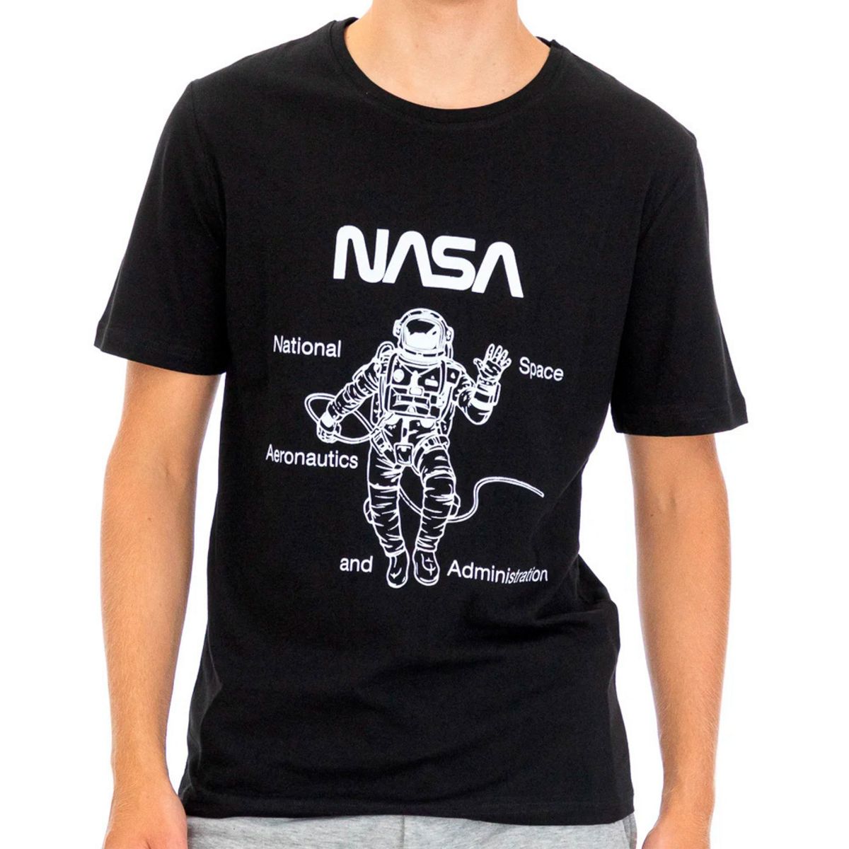 NASA T-Shirt Noir Homme Nasa 63T