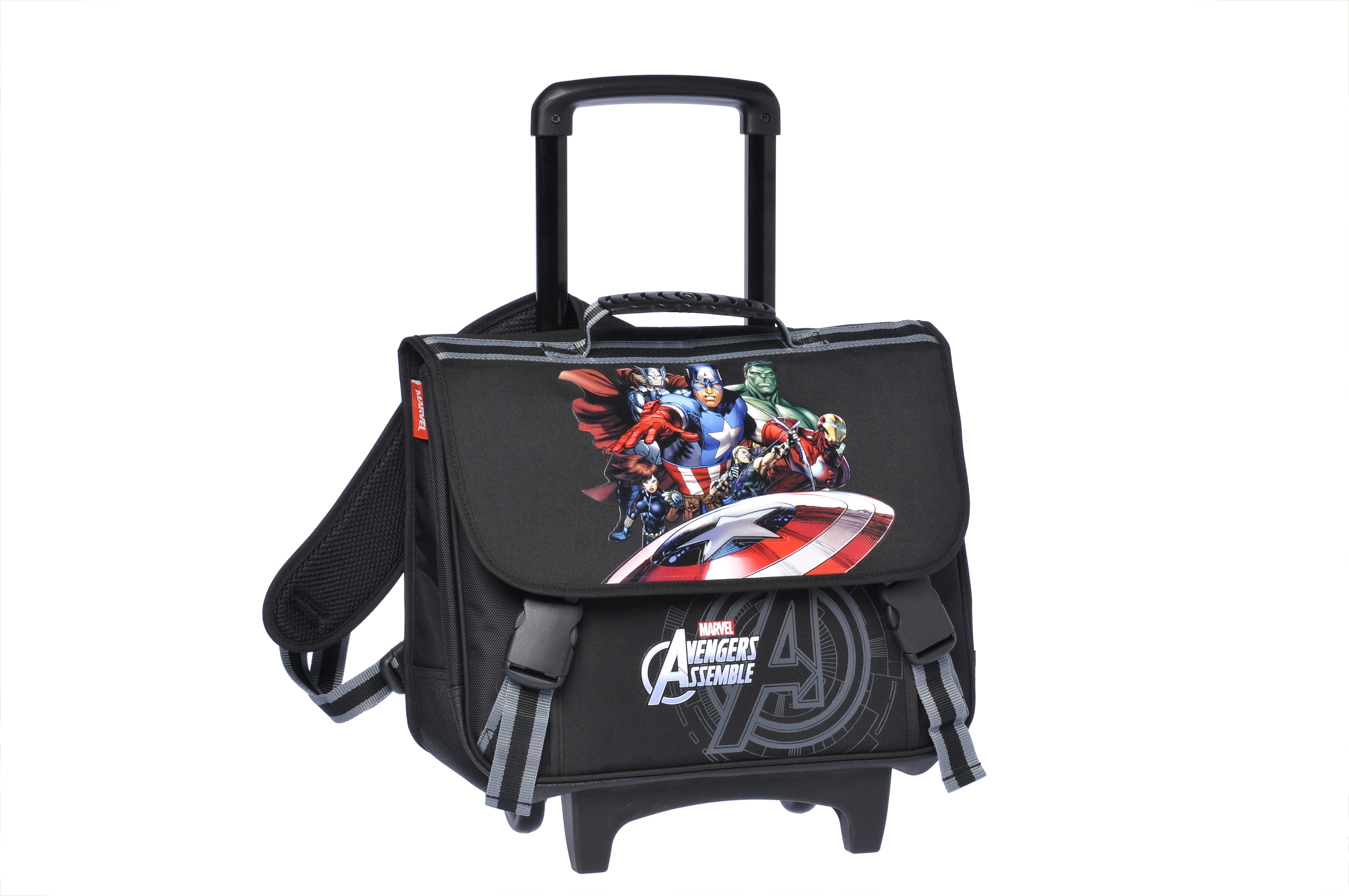 Cartable 41 cm roulettes Avengers pas cher Auchan.fr