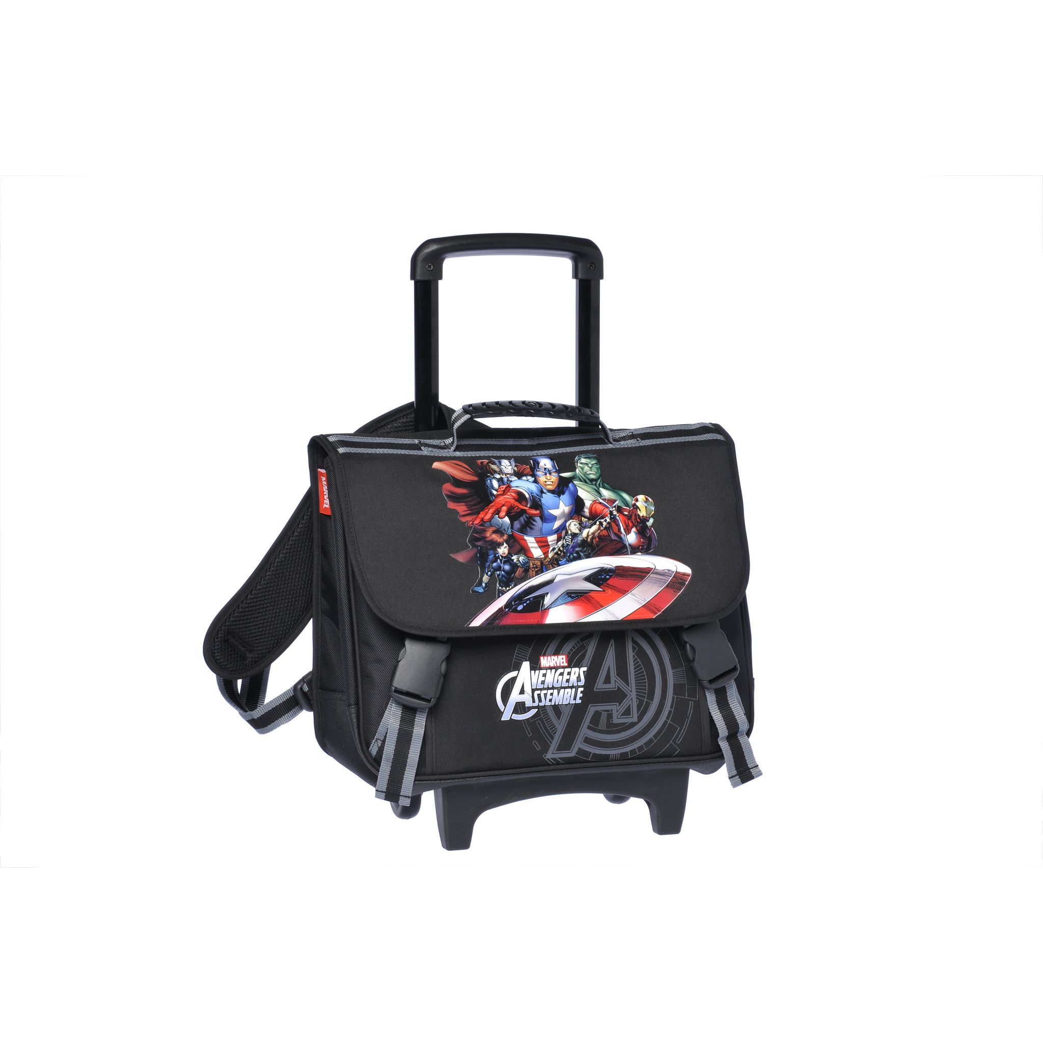 Cartable 41 cm roulettes Avengers pas cher Auchan.fr