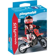 PLAYMOBIL 9357 Spécial Plus - Pilote de motocross