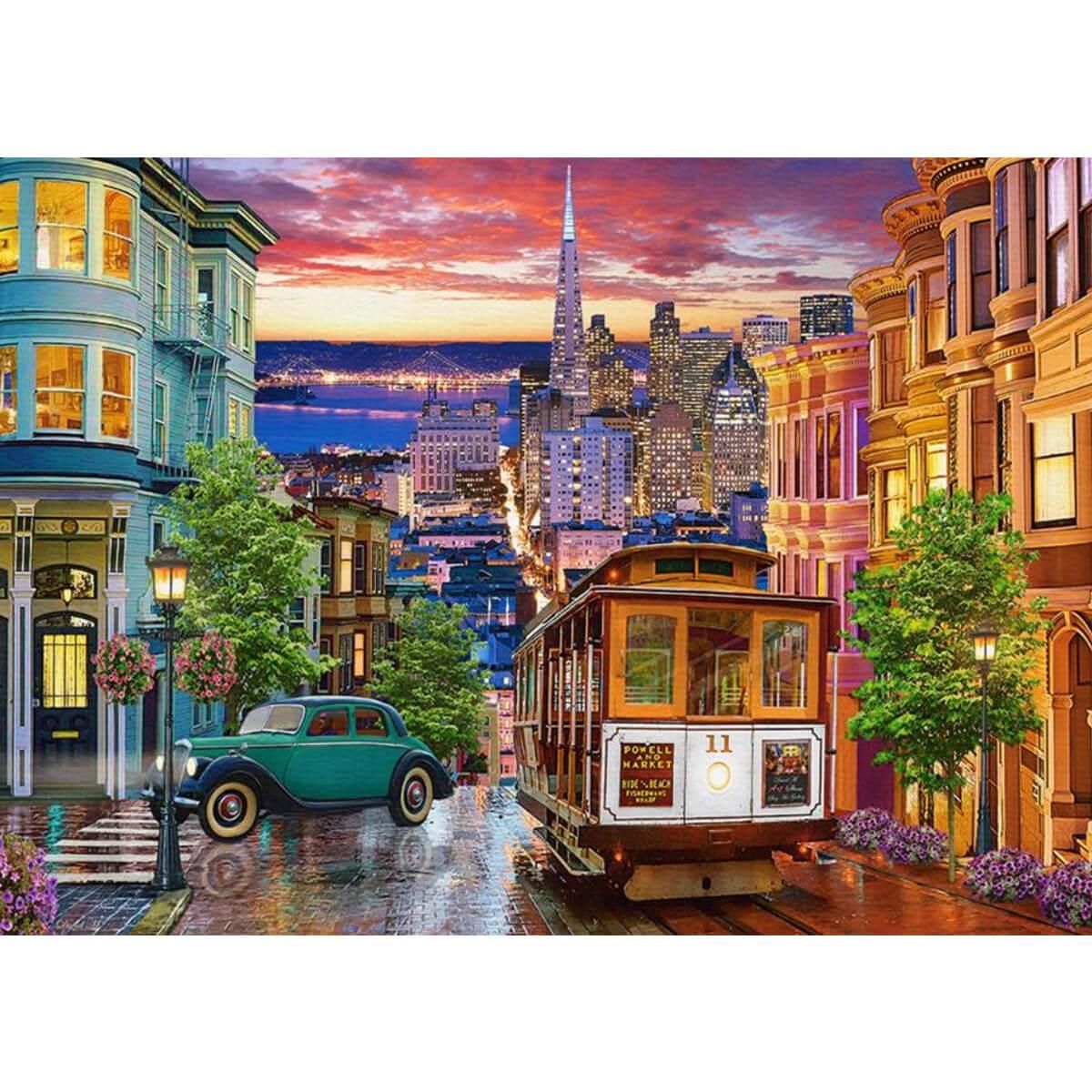 Castorland Puzzle 500 pièces : Tramway de San Francisco