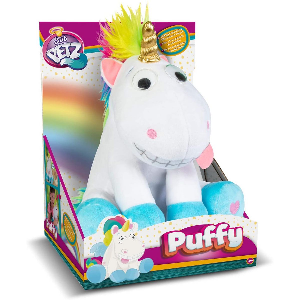 Peluche Puffy The Funny Unicorn Club Petz