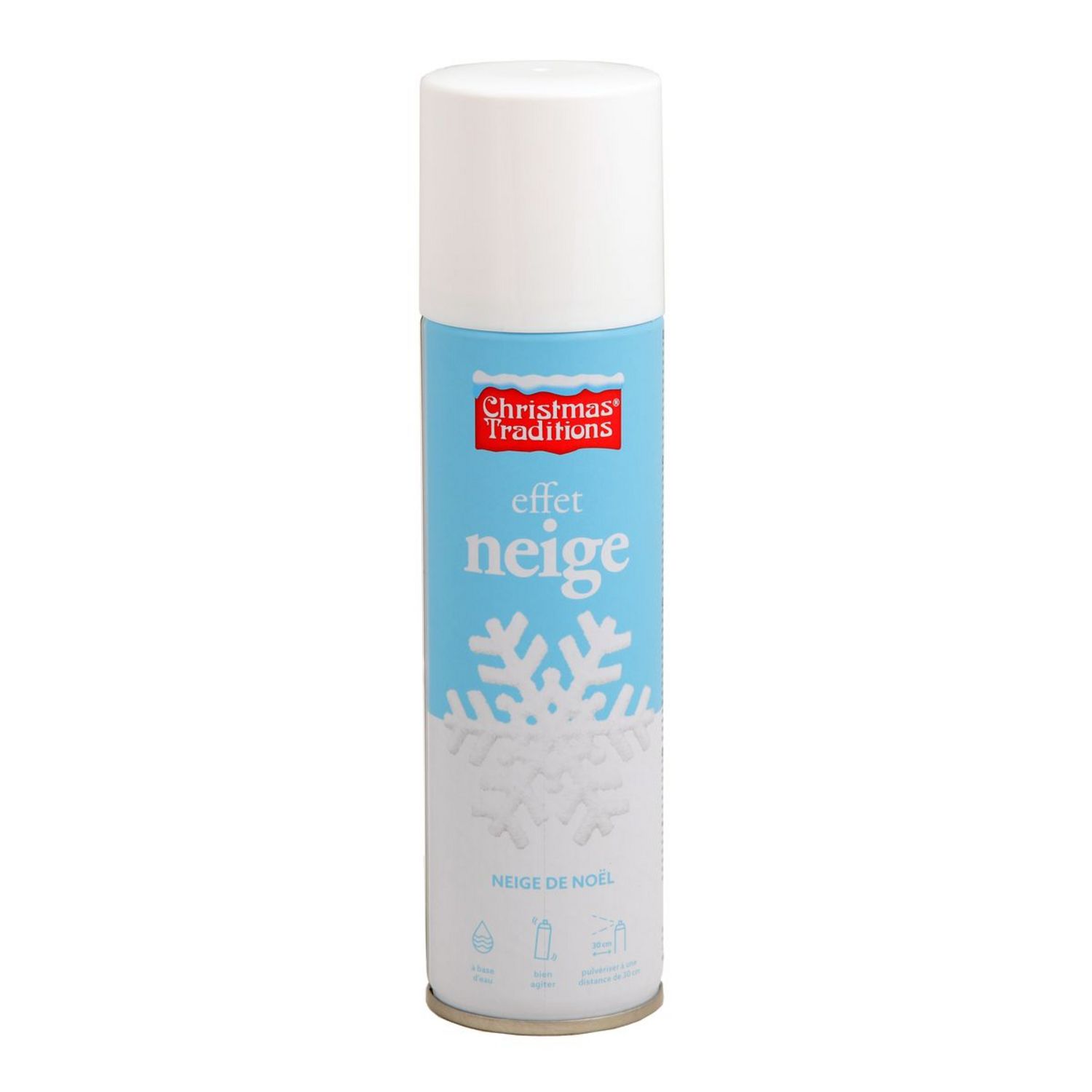 Bombe spray neige avec pochoirs Noël