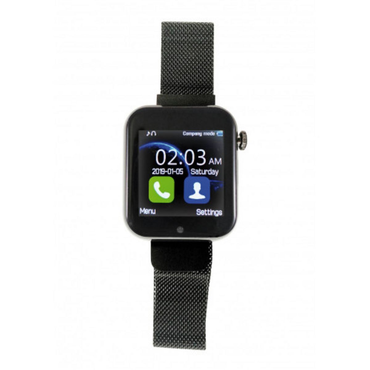 Montre connect e multifonction Android IOS tous op rateurs MC27 m tal noire