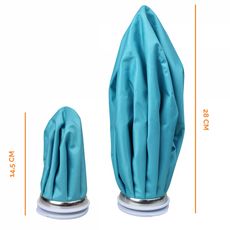 Kit de 2 poches de glace réutilisables chaud-froid avec sangle pour toutes parties du corps