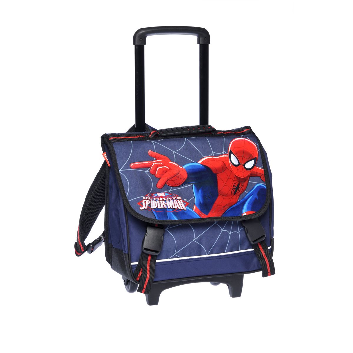 Cartable roulettes Spiderman pas cher Auchan.fr