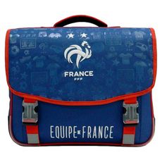 Cartable 41 cm FFF Equipe de France de Football bleu
