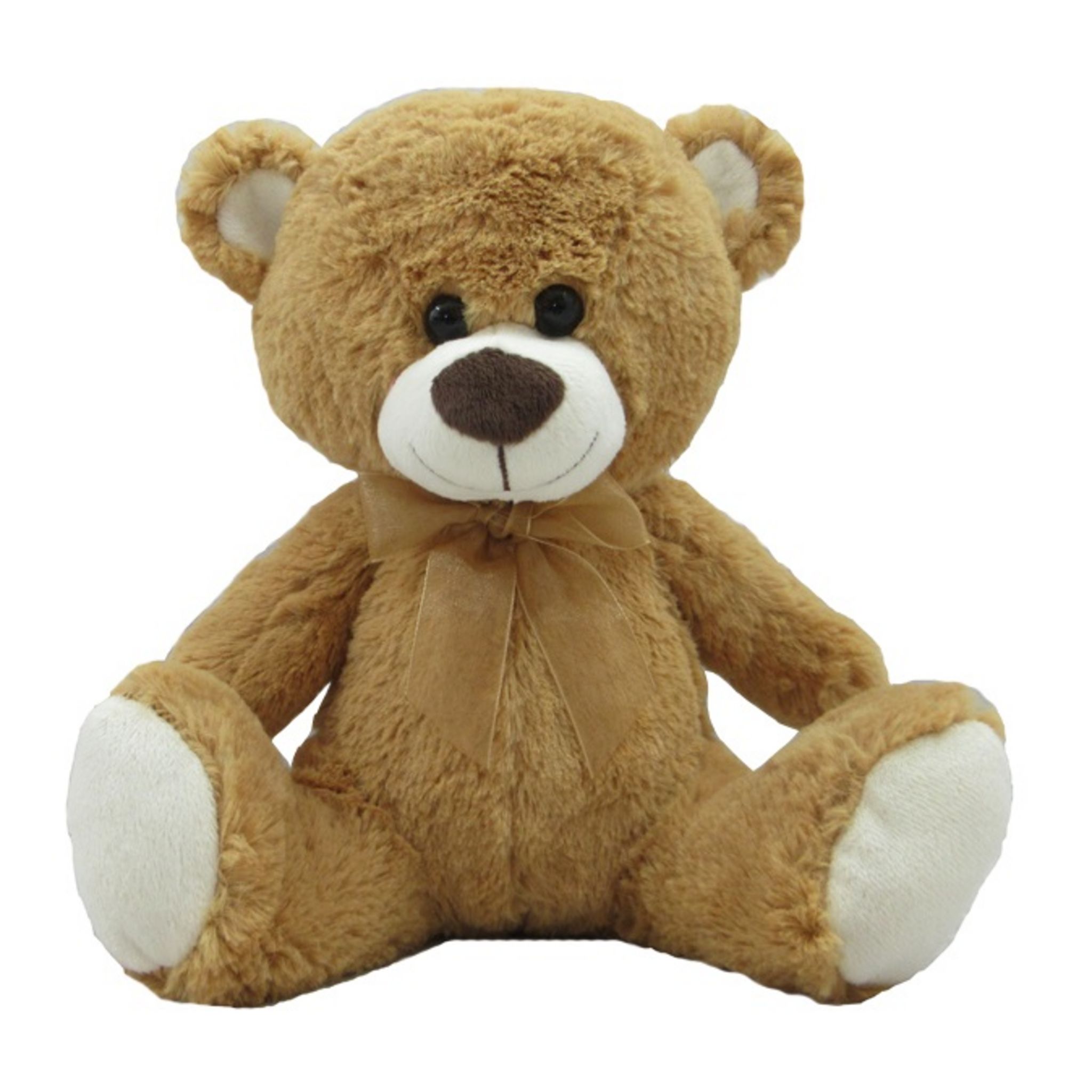 Peluche ours assis 30 cm pas cher Auchan