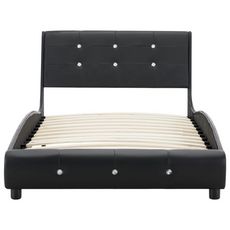 Cadre de lit Noir Similicuir 90 x 200 cm