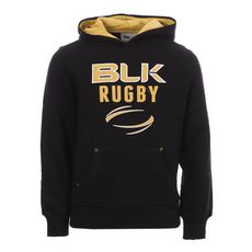 Sweat à capuche Noir/Doré Garçon BLK Logo (Noir)