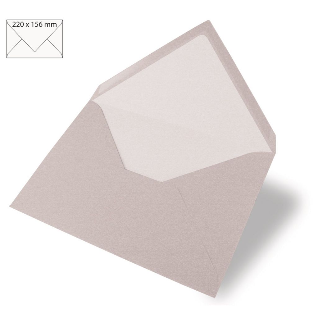 Rayher Enveloppe p.carte A5, kra, FSC Rec Credi, kraft, 220x156mm, 90g /  m², 5 pces pas cher 