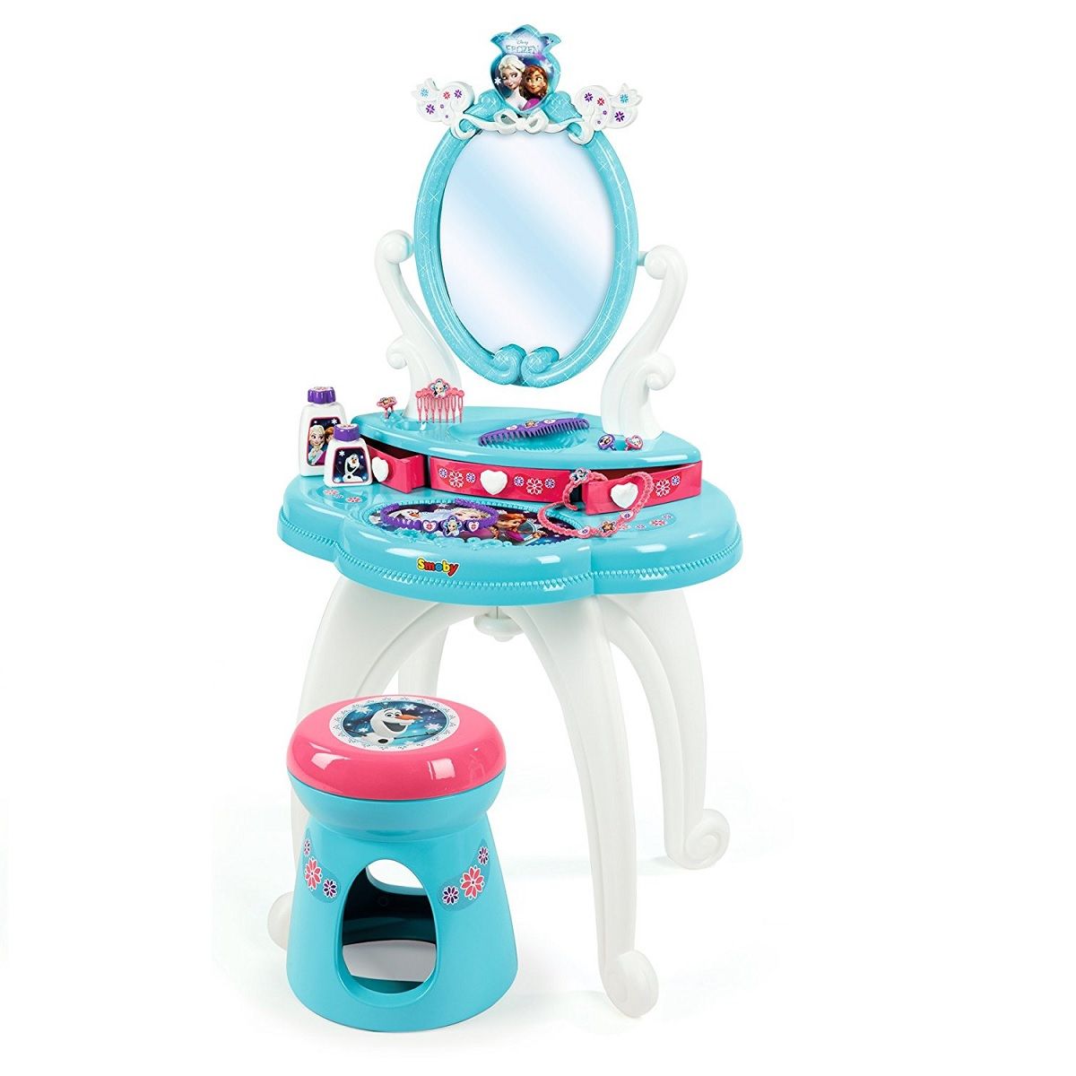 Smoby La reine des glaces 2en1 Coiffeuse