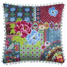 Happiness Coussin decoratif PEONIA PATCH 48x48 cm