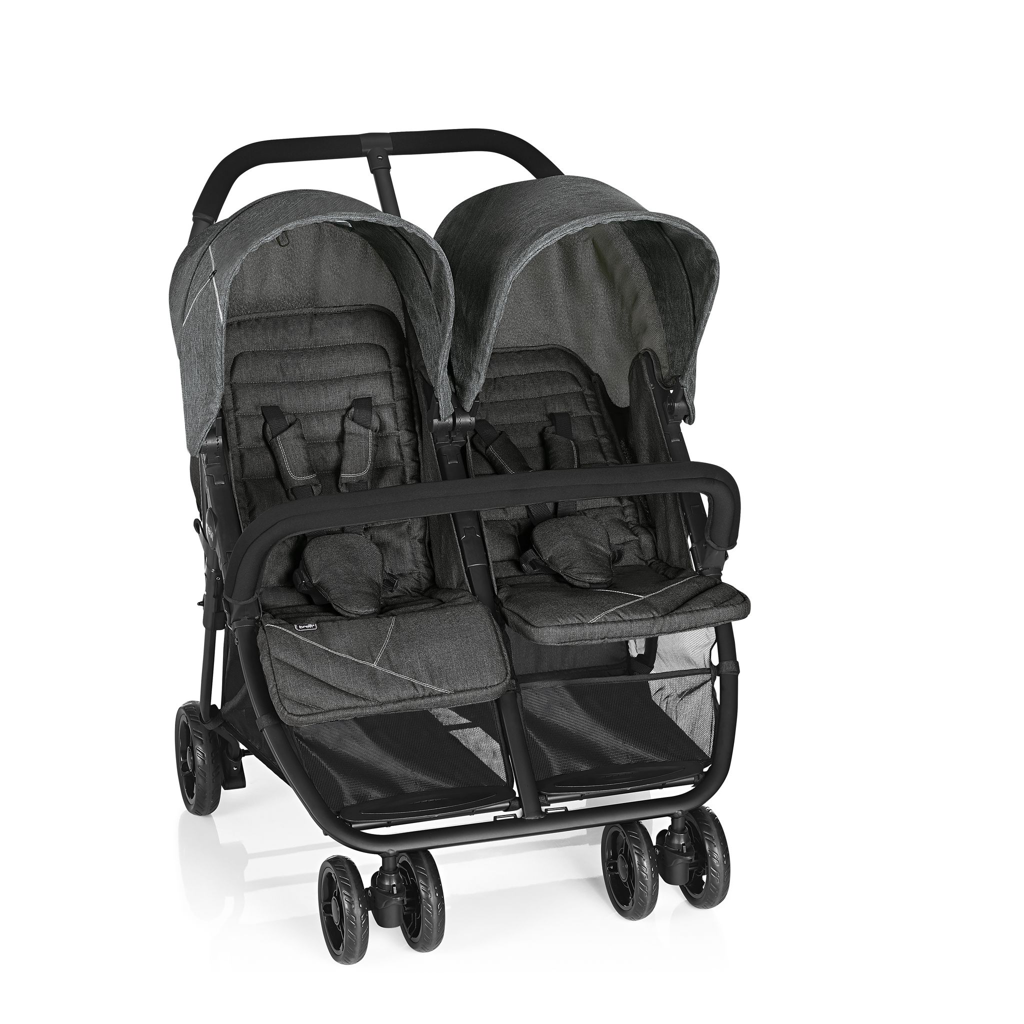 Poussette double graco cote cheap a cote