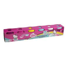 LANSAY 4 + 2 Pots de Pâte à modeler Hello Kitty 