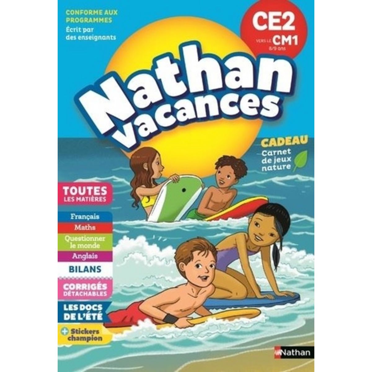 Nathan Vacances Du Ce2 Vers Le Cm1 89 Ans Edition 2018 Chavanette