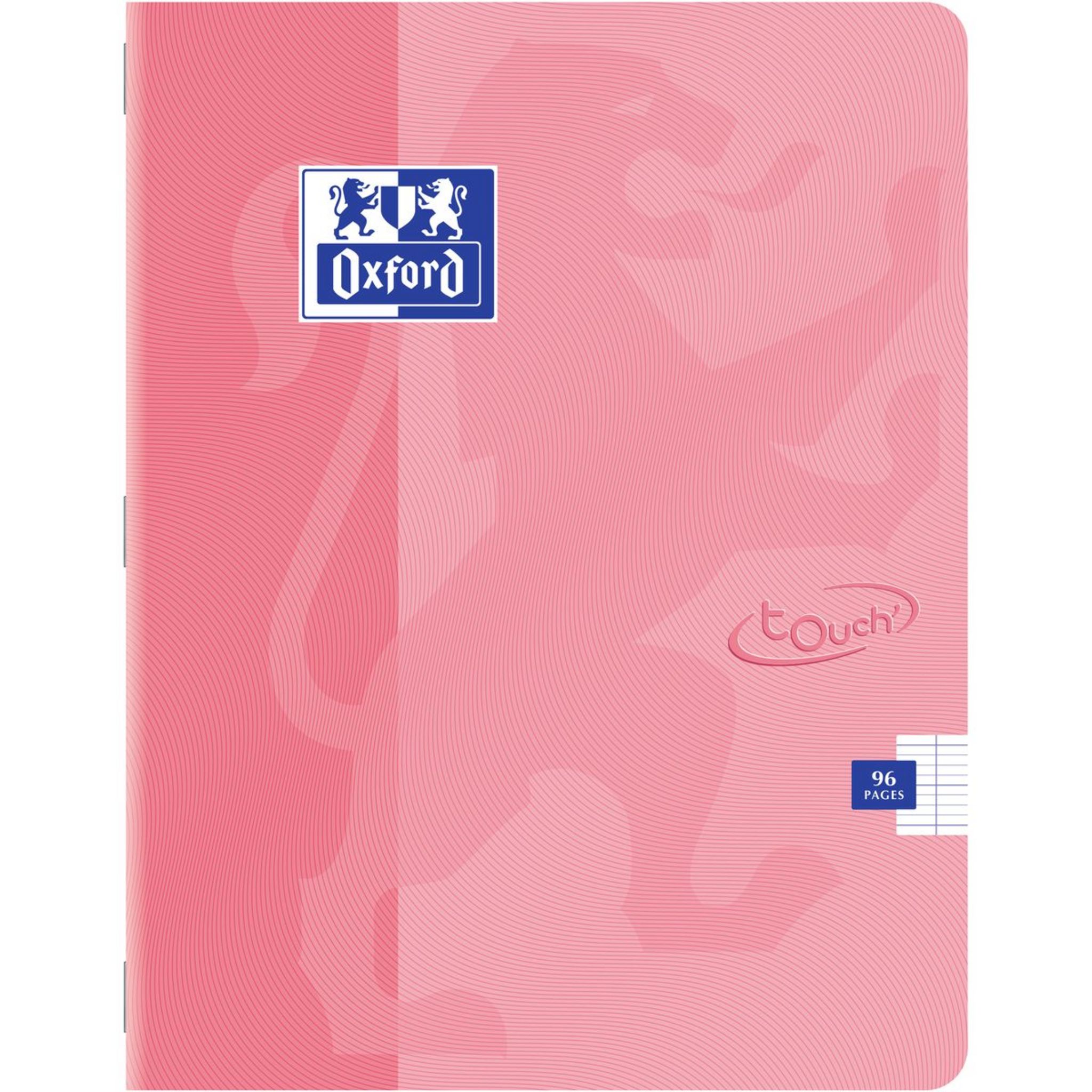 Petit cahier à agrafes colori rose, Oxford (1 cahier, 17 x 22 cm