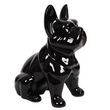 Statuette Déco en Céramique  Bulldog  30cm Noir