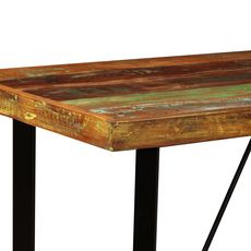 VidaXL Table de bar en bois de manguier 60 x 60 x 107 cm