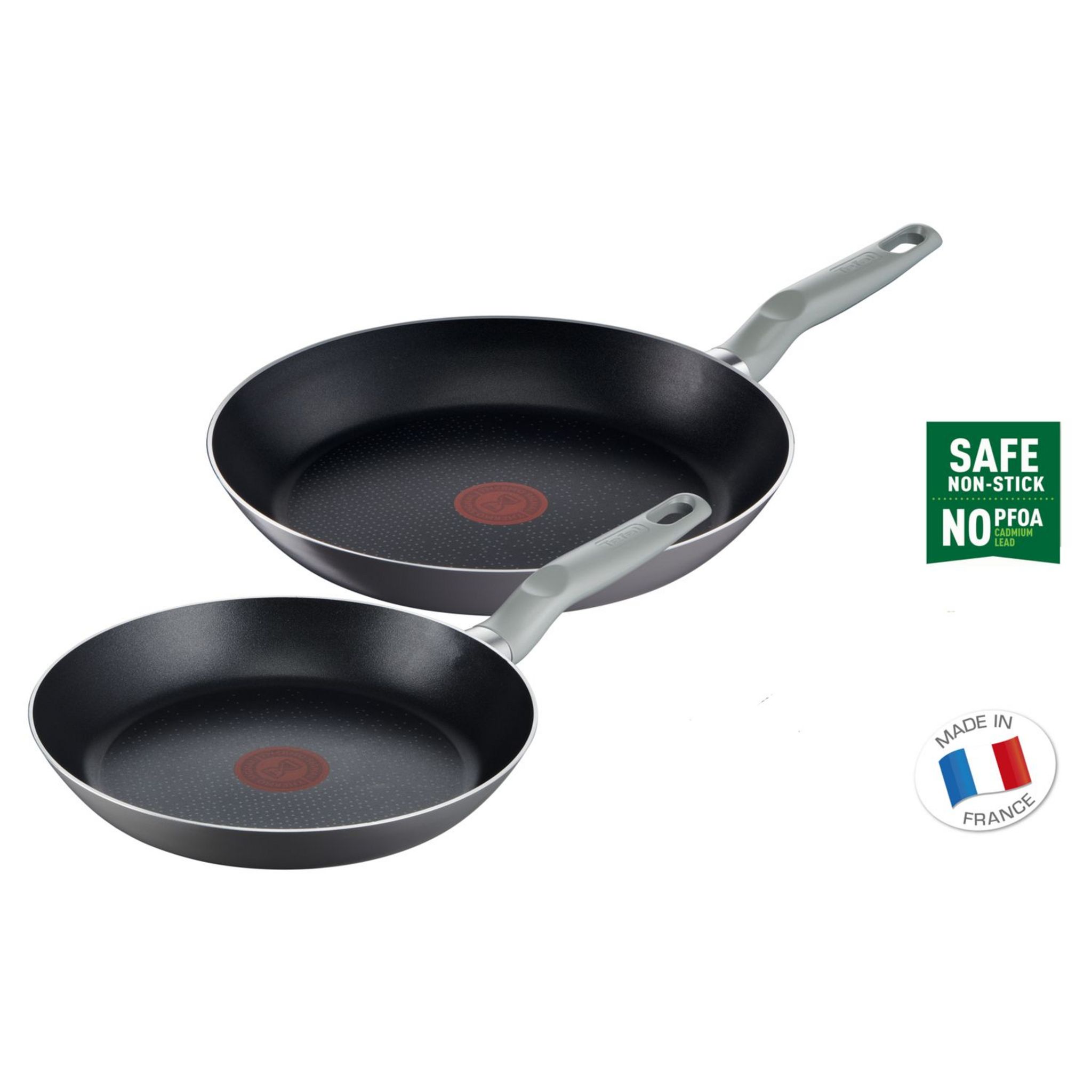 Lot De 2 Poêles 24cm , 28cm De Haute Qualité En Titanium TEFAL