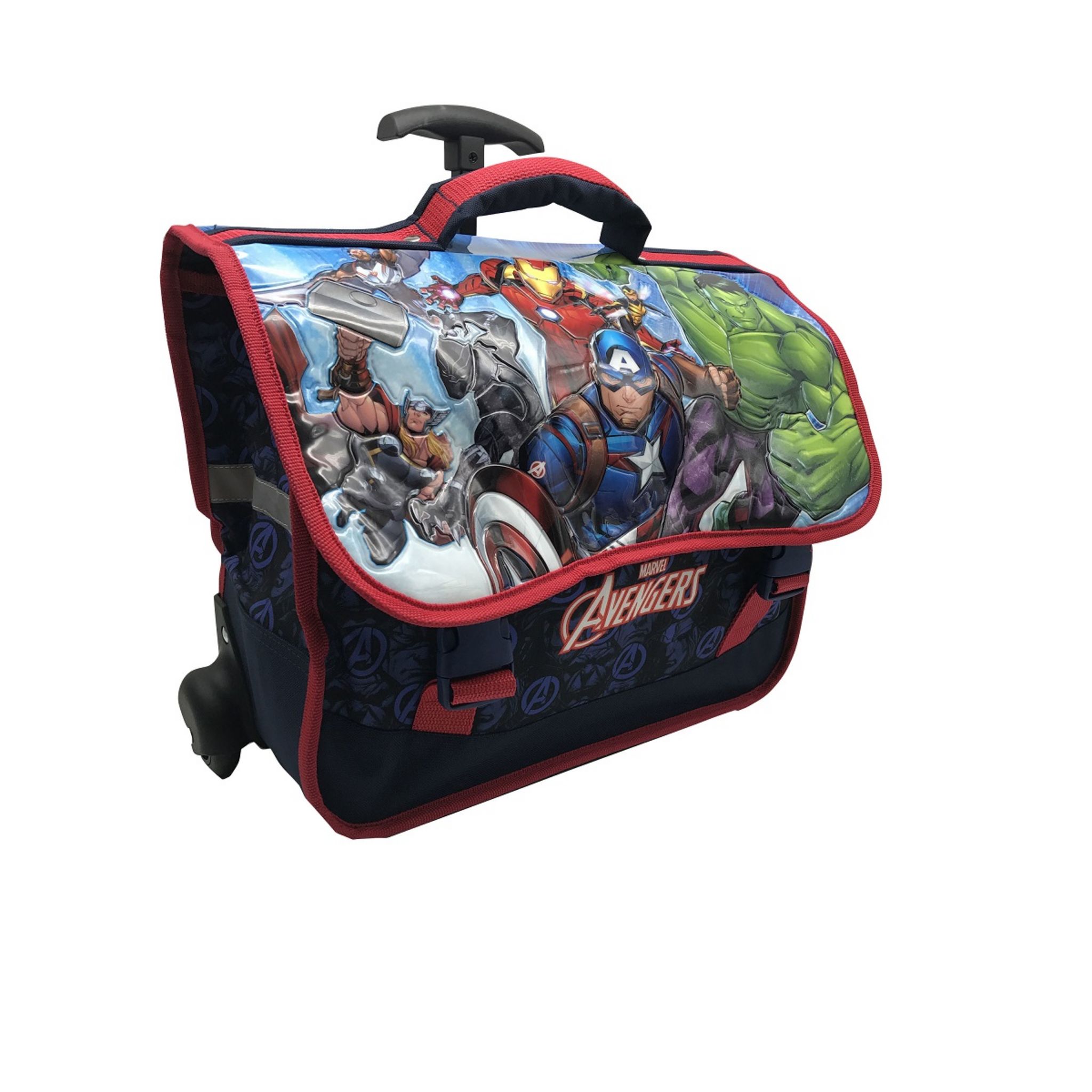 Cartable avengers a discount roulette