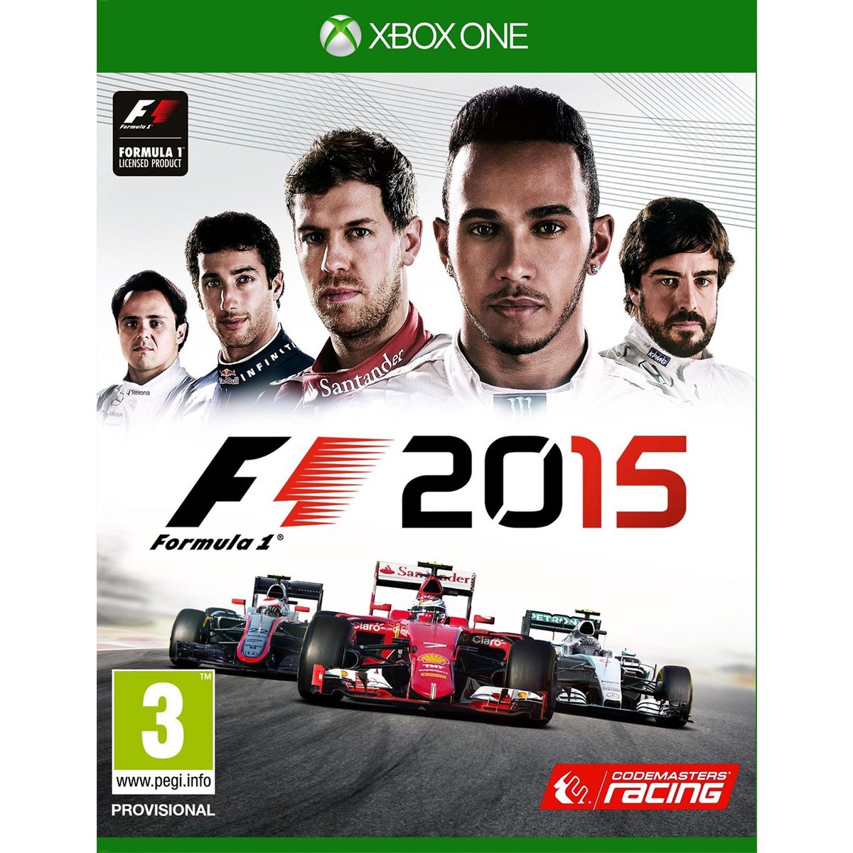 Formula 1 XBOX ONE pas cher à prix Auchan