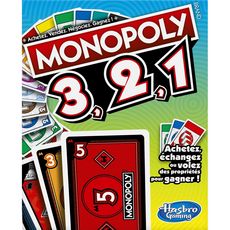 HASBRO Jeu Monopoly 3,2,1