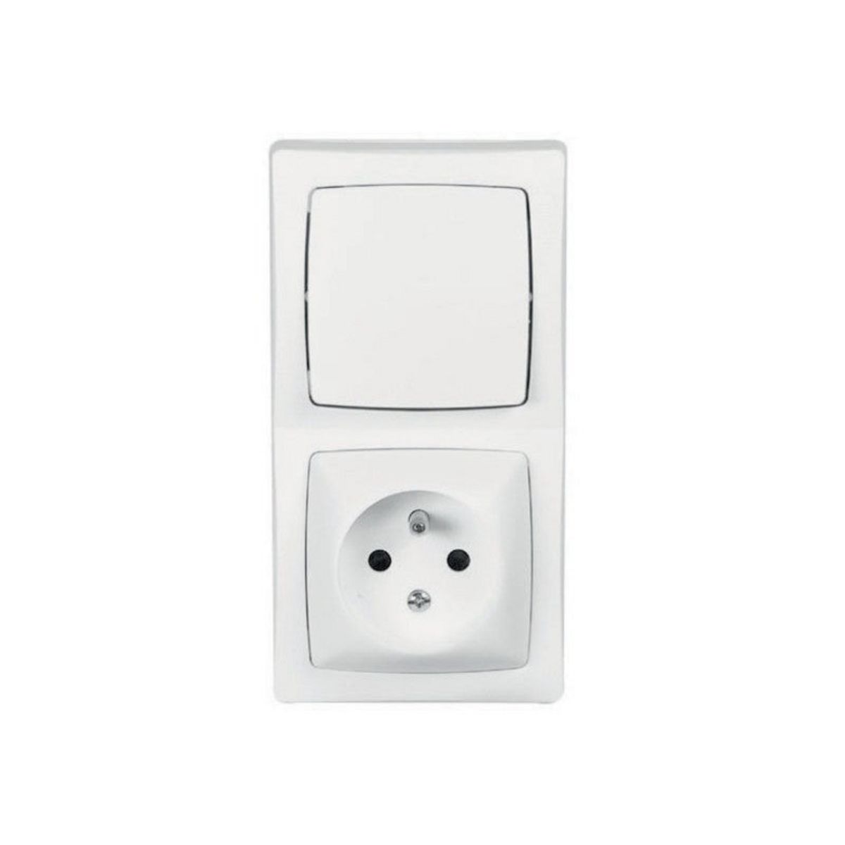 Prise électrique Murale Avec Interrupteur Integre Legrand Legrand Interrupteur Et Prise Avec Terre Saillie Complet, Asl, Blanc pas  cher - Auchan.fr