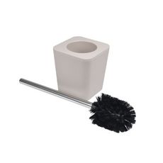 Brosse WC Soft Touch  Vitamine  39cm Taupe
