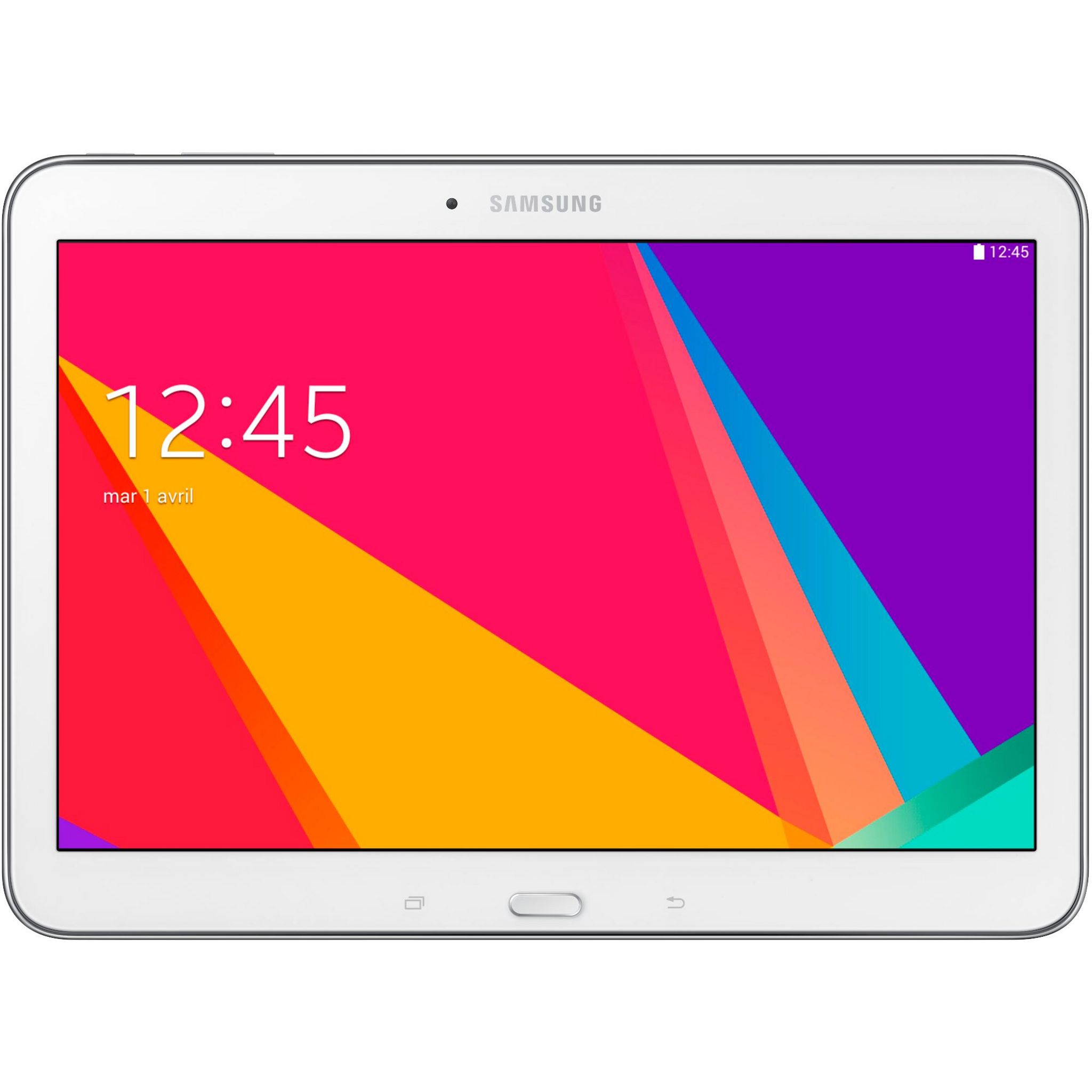 SAMSUNG Tablette tactile Galaxy Tab 4 Blanche pas cher 