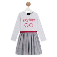 HARRY POTTER Robe manches longues volants fille Harry Potter pas