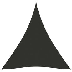 Voile de parasol Tissu Oxford triangulaire 3x4x4 m Anthracite