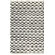 Tapis Kilim Coton 160 x 230 cm avec motif noir/blanc