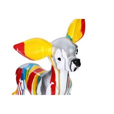Paris Prix Statuette Déco  Chihuahua  44cm Multicolore