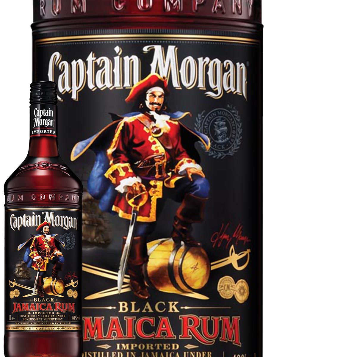 Rhum jamaïcain Captain Morgan (1 litre) - Grossiste