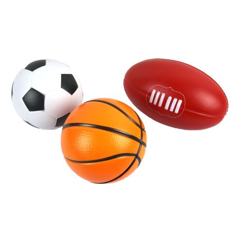 Set ballons de sports mousse haute densité - SPORT AND FUN