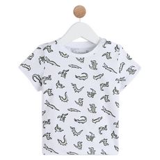 IN EXTENSO T-shirt manches courtes coton bio bébé garçon (Blanc)