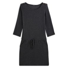 IN EXTENSO Robe col bateau grise femme (Gris anthracite)
