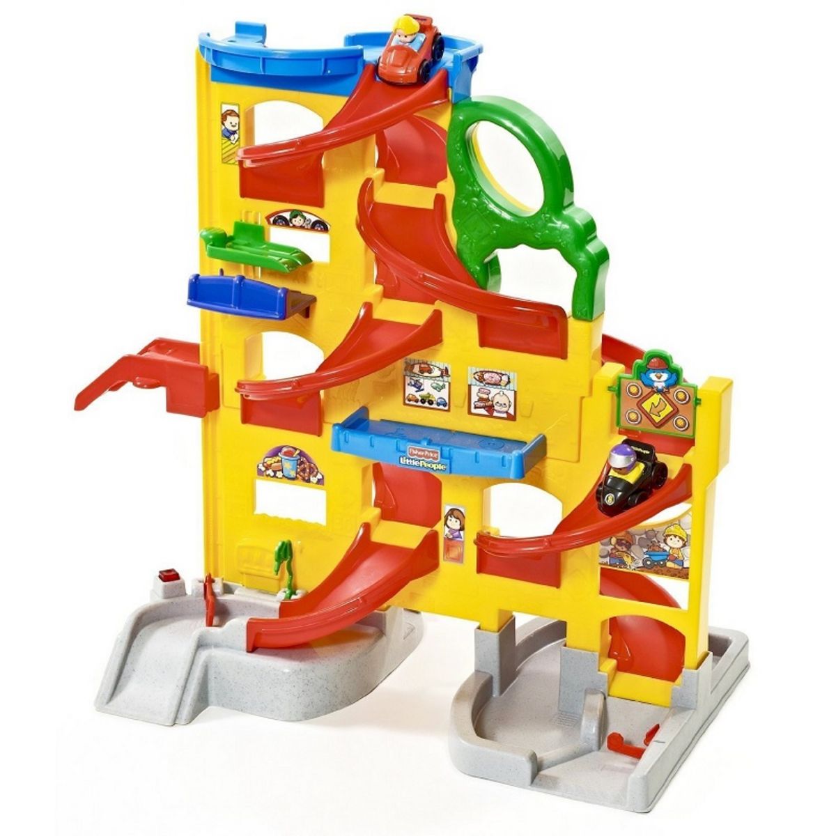 Fisher price Circuit avec rampes Little People pas cher Auchan