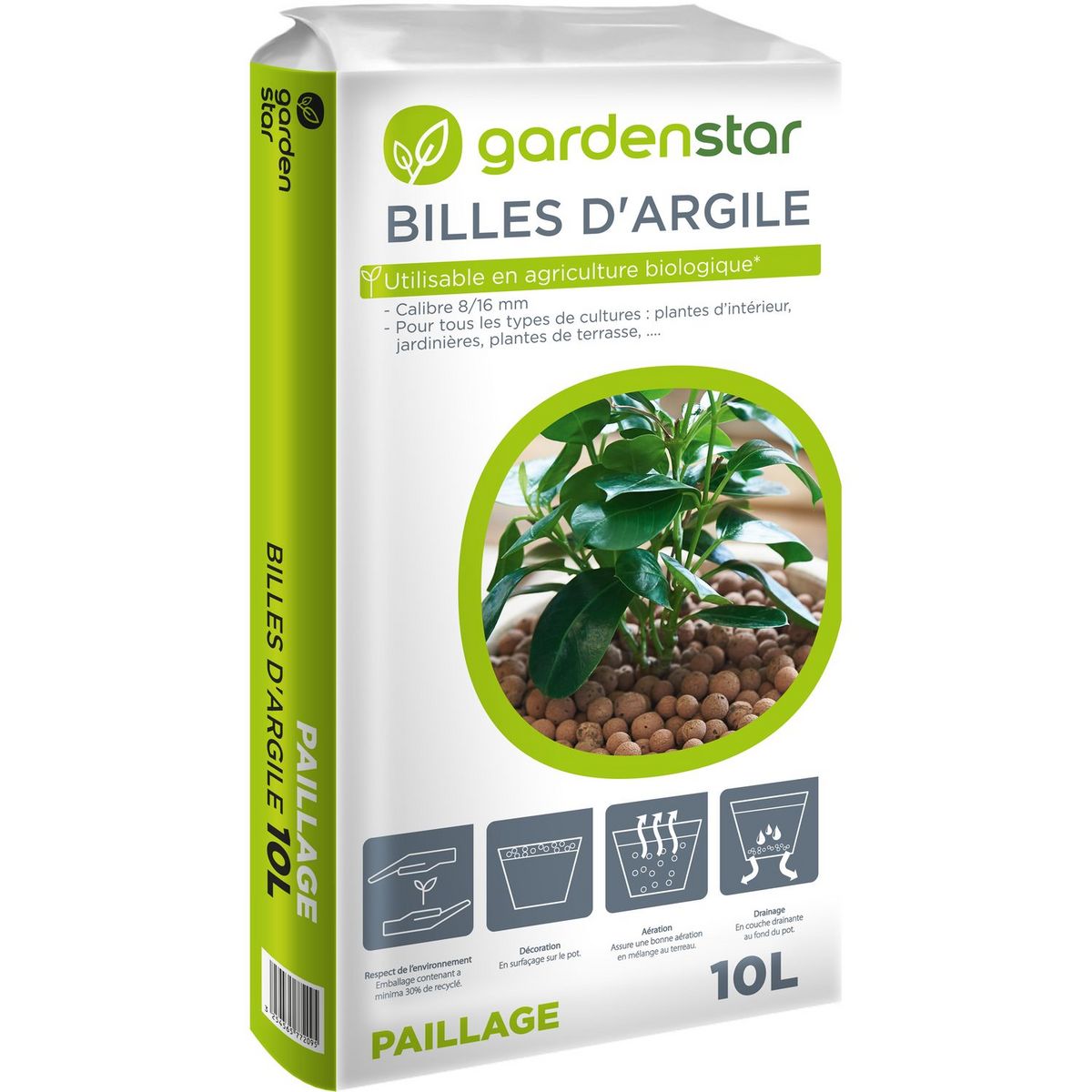 Billes d'argile Bio 6L - La Bonne Graine