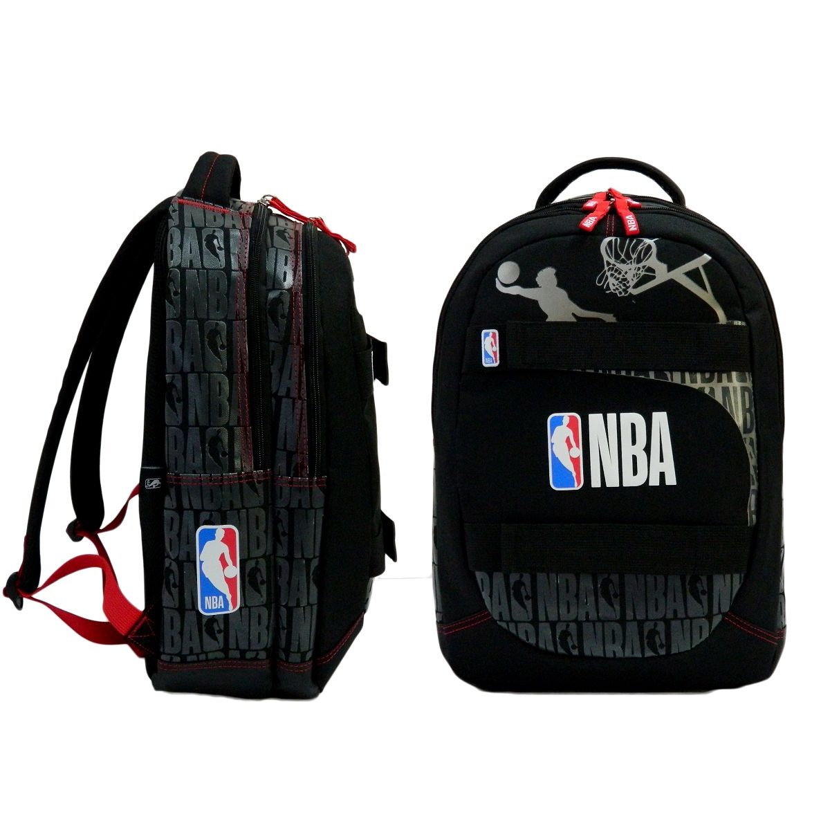 Sac dos 2 compartiments 1 poche NBA pas cher Auchan