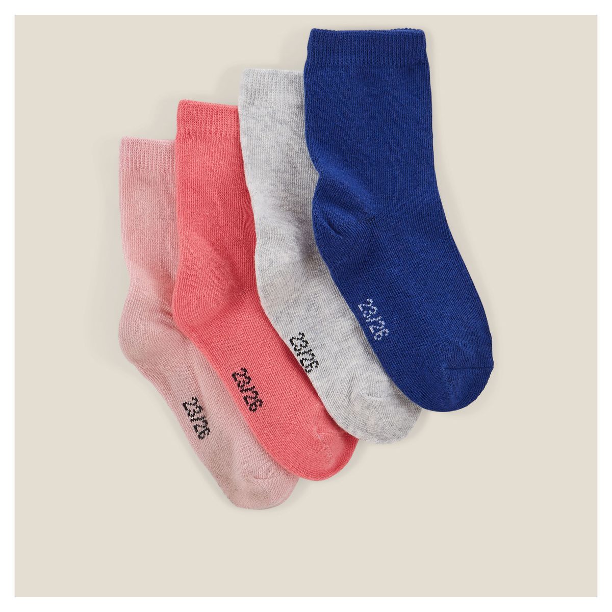 INEXTENSO Lot de 5 paires de chaussettes fille pas cher 