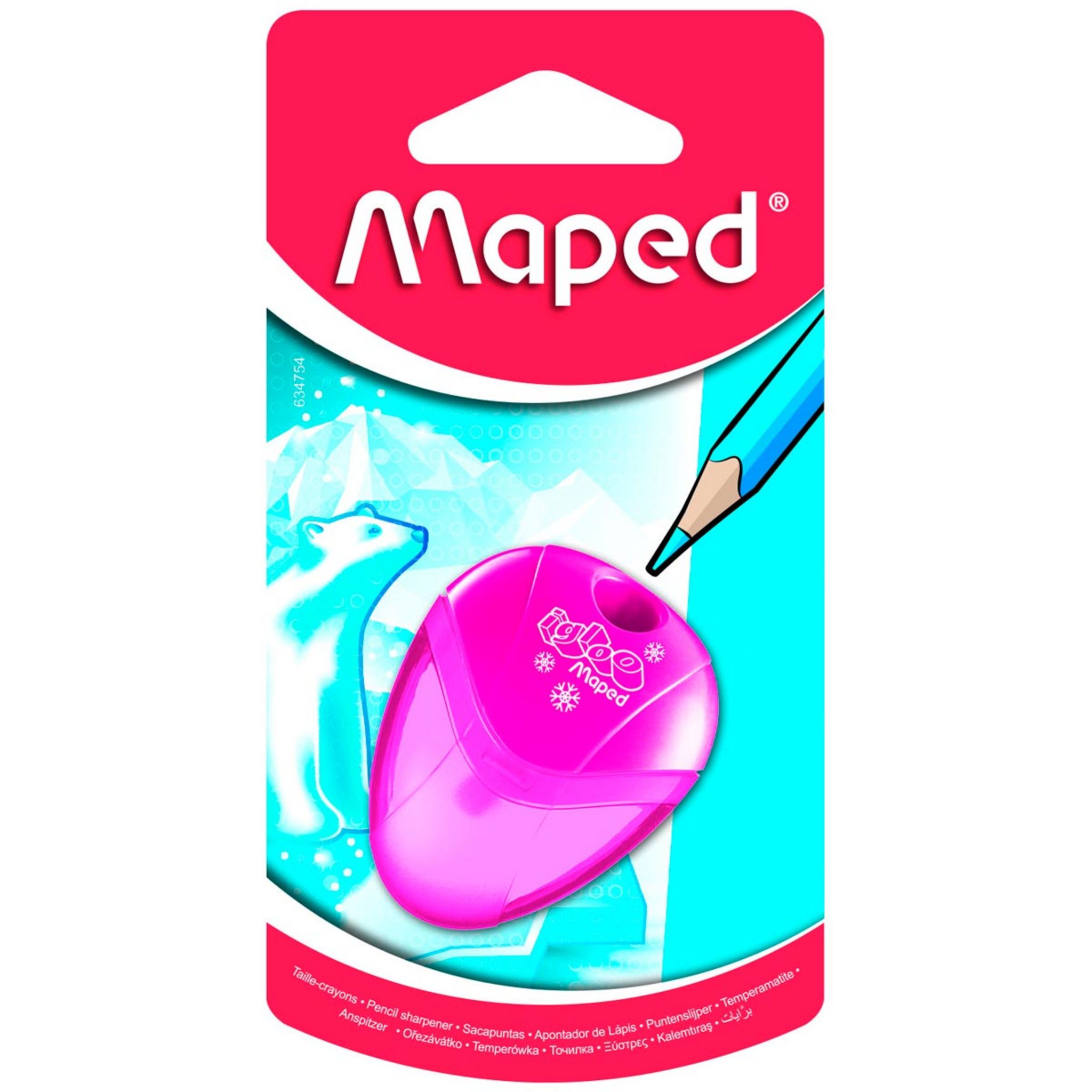 MAPED Igloo - Taille-crayon - 2 trous - disponible dans différentes  couleurs ≡ CALIPAGE