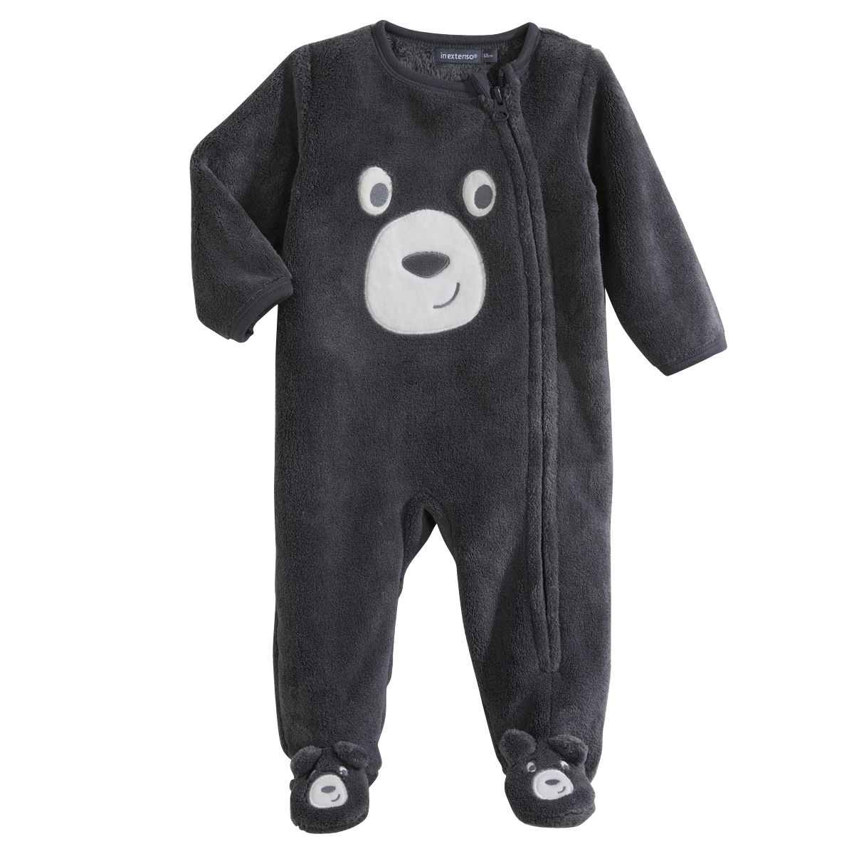 INEXTENSO Surpyjama peluche b b gar on pas cher Auchan