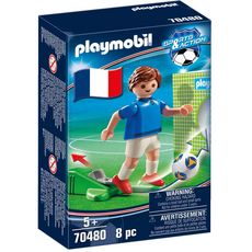PLAYMOBIL 70480 - Sport et actions - Joueur de foot français A
